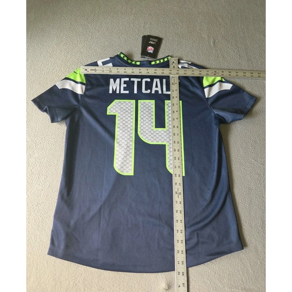 Seattle Seahawks DK Metcalf #14 Nike NFL On Field Home Jersey Boys Medium 12 NEW